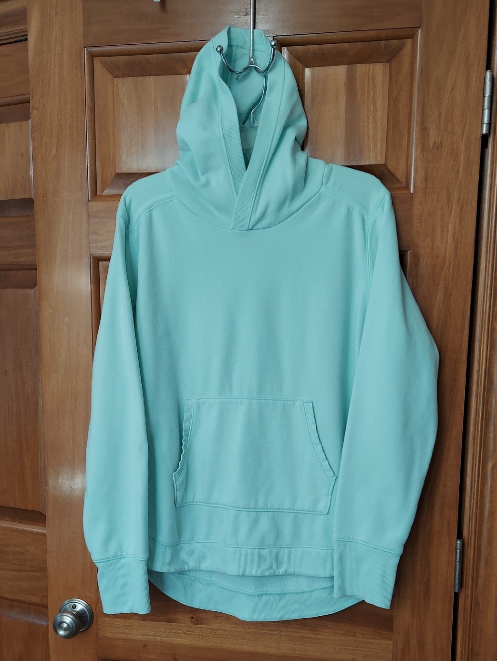Tek Gear Women's Hooded Pullover Hoodie Ultrasoft Fleece Mint Swestshirt Size XL